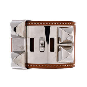 Hermes Collier de Chien Bracelet Leather